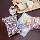 100pcs Clear Plastic Ziplock Bags size 3 (2.8x4")