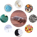 100pcs Clear Plastic Ziplock Bags size 0 (1.6x2.4")