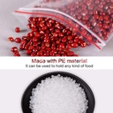 100pcs Clear Plastic Ziplock Bags size 0 (1.6x2.4")