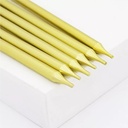 6 pcs Gold Party candles
