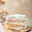 6 pcs Gold Party candles