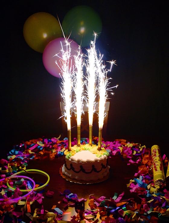12 Cm Cake Candles (Pack of 6 Candles)