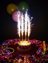 12 Cm Cake Candles (Pack of 6 Candles)
