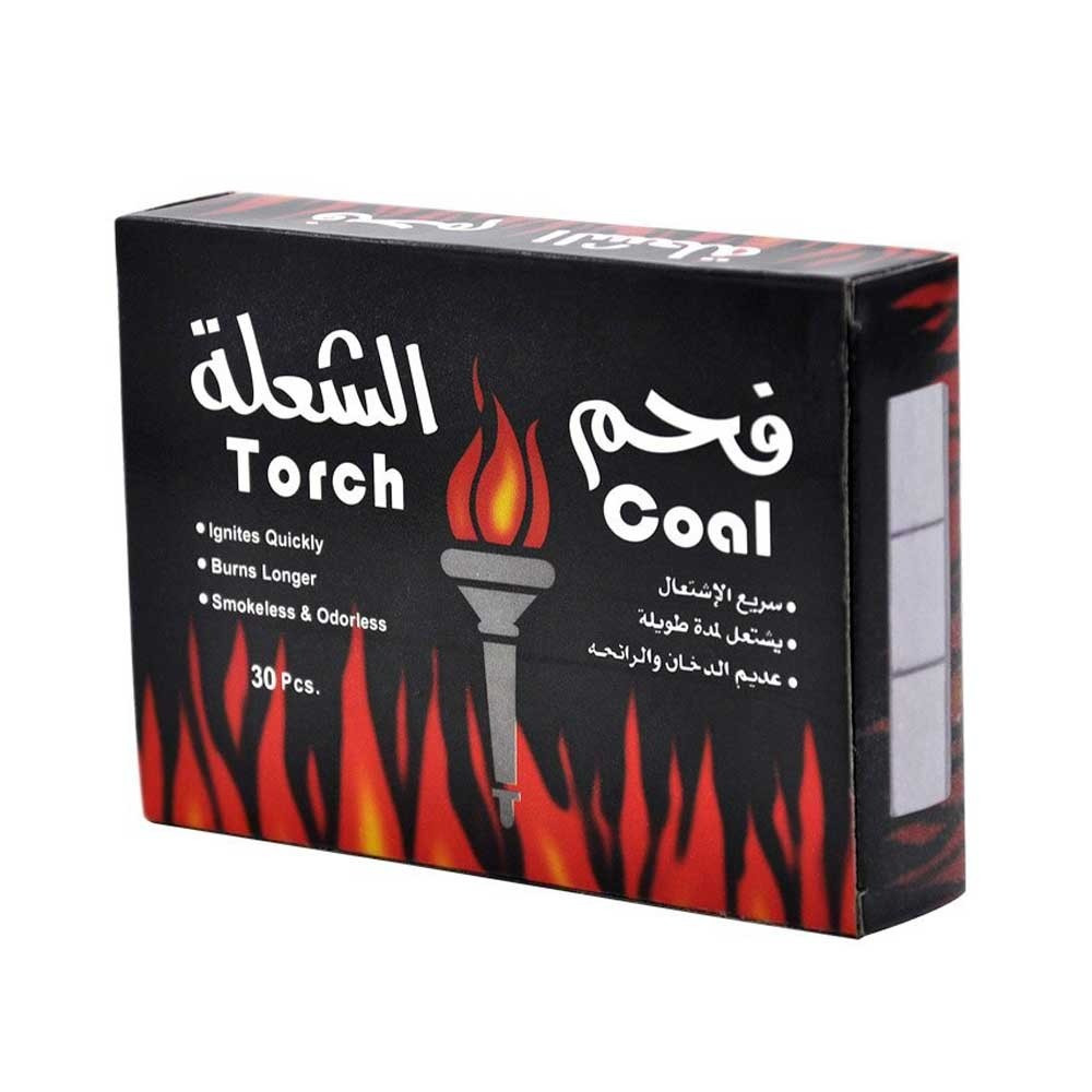 30 حبة في العلبة فحم الشعلة