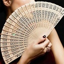 Bamboo Hand fan (wooden fan)