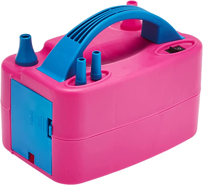 Youmay Automatic Two Nozzles Balloon Air Pump, Multicolor, 73005