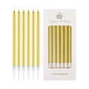 6 pcs Gold Party candles