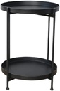 Side Table -2 Tier - Circluar plate