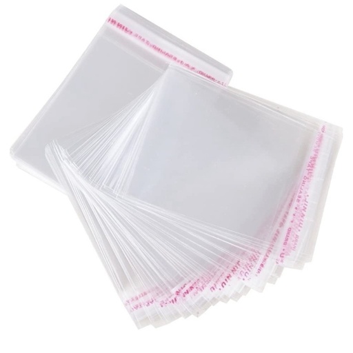 [RSTU-0005] 100pcs Clear Plastic Ziplock Bags size 0 (1.6x2.4")