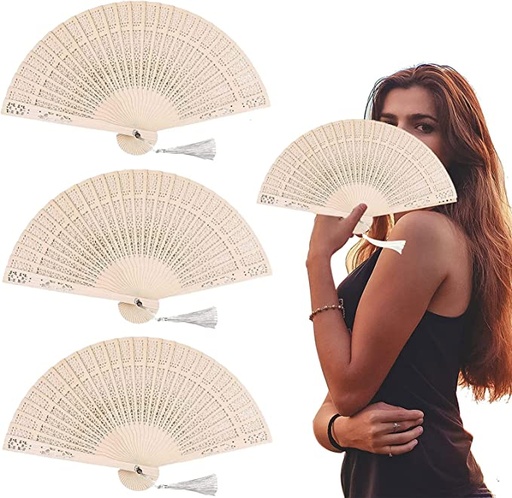 [Home-0048] Bamboo Hand fan (wooden fan)