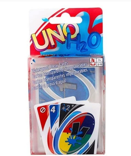 [TOYS-0038] UNO CARD GAME Waterproof Transparent Cards